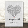 Powfu Breakfast With The Moon Grey Heart Song Lyric Music Art Print