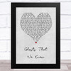 Mumford & Sons Ghosts That We Knew Grey Heart Song Lyric Music Art Print