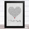 Divinyls I Touch Myself Grey Heart Song Lyric Music Art Print