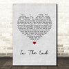 The Cranberries In The End Grey Heart Song Lyric Music Art Print