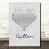 N joi Anthem Grey Heart Song Lyric Music Art Print