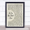 Brett Young In Case You Didn't Know Vintage Script Song Lyric Quote Print
