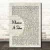 Imagine Dragons Whatever It Takes Vintage Script Song Lyric Quote Print