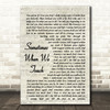 Dan Hill Sometimes When We Touch Vintage Script Song Lyric Quote Print