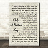 The Beatles Only A Northern Song Vintage Script Song Lyric Quote Print