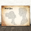 Tyler Shaw With You Man Lady Couple Song Lyric Music Art Print