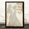 Clare Bowen & Sam Palladio When The Right One Comes Along Lesbian Couple Two Ladies Dancing Song Lyric Music Art Print