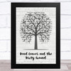 The White Stripes Dead Leaves and the Dirty Ground Music Script Tree Song Lyric Music Art Print