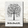 Johnny Flynn Detectorists Music Script Tree Song Lyric Music Art Print