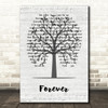 Ben Harper Forever Music Script Tree Song Lyric Music Art Print