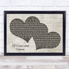 Dustin Kensrue Of Crows and Crowns Landscape Music Script Two Hearts Song Lyric Music Art Print