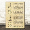 Creed With Arms Wide Open Rustic Script Song Lyric Music Art Print