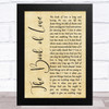 Peter Gabriel The Book of Love Rustic Script Song Lyric Music Art Print