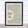 The Beatles I Feel Fine Vintage Script Song Lyric Quote Print