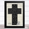 Marshall Hall I Know Whom I Have Believed Music Script Christian Memorial Cross Song Lyric Music Art Print