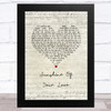 Eric Clapton Sunshine Of Your Love Script Heart Song Lyric Music Art Print