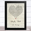 Mumford & Sons Ghosts That We Knew Script Heart Song Lyric Music Art Print