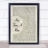 Seal Kiss From A Rose Vintage Script Song Lyric Quote Print