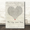 Lemar The Way Love Goes Script Heart Song Lyric Music Art Print