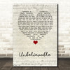 Josh Gracin Unbelievable Script Heart Song Lyric Music Art Print