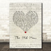 The Fureys The Old Man Script Heart Song Lyric Music Art Print