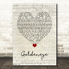 Tina Turner Goldeneye Script Heart Song Lyric Music Art Print