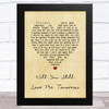 The Shirelles Will You Love Me Tomorrow Vintage Heart Song Lyric Music Art Print