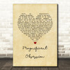 Nat King Cole Magnificent Obsession Vintage Heart Song Lyric Music Art Print