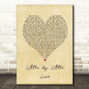 Tom Grennan Little By Little Love Vintage Heart Song Lyric Music Art Print