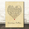 Cageless Birds Generous Portion Vintage Heart Song Lyric Music Art Print