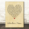 Jools Holland Valentine Moon Vintage Heart Song Lyric Music Art Print