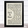 Neil Young Out On The Weekend Vintage Script Song Lyric Music Art Print