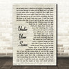 Godsmack Under Your Scars Vintage Script Song Lyric Music Art Print