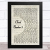 Bryan Adams Cloud Number 9 Vintage Script Song Lyric Music Art Print