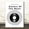 Fleetwood Mac Sisters Of The Moon Vinyl Record Song Lyric Music Art Print