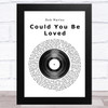 Bob Marley Could You Be Loved Vinyl Record Song Lyric Music Art Print