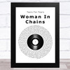 Tears For Fears Woman In Chains Vinyl Record Song Lyric Music Art Print
