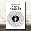The Specials Enjoy Yourself Vinyl Record Song Lyric Music Art Print