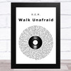 R.E.M. Walk Unafraid Vinyl Record Song Lyric Music Art Print