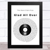 The Dave Clark Five Glad All Over Vinyl Record Song Lyric Music Art Print