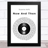 Susanna Hoffs Now And Then Vinyl Record Song Lyric Music Art Print