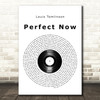 Louis Tomlinson Perfect Now Vinyl Record Song Lyric Music Art Print