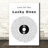 Lana Del Rey Lucky Ones Vinyl Record Song Lyric Music Art Print