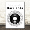 The Jesus And Mary Chain Darklands Vinyl Record Song Lyric Music Art Print