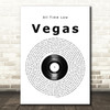 All Time Low Vegas Vinyl Record Song Lyric Music Art Print