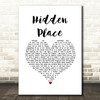 Bjork Hidden Place White Heart Song Lyric Music Art Print