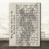 Bryan Adams Why Do You Have to Be So Hard to Love Shadow Song Lyric Quote Print