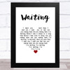 Alice Boman Waiting White Heart Song Lyric Music Art Print