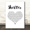 Dash Berlin feat. Roxanne Emery Shelter White Heart Song Lyric Music Art Print