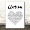 Levellers Elation White Heart Song Lyric Music Art Print